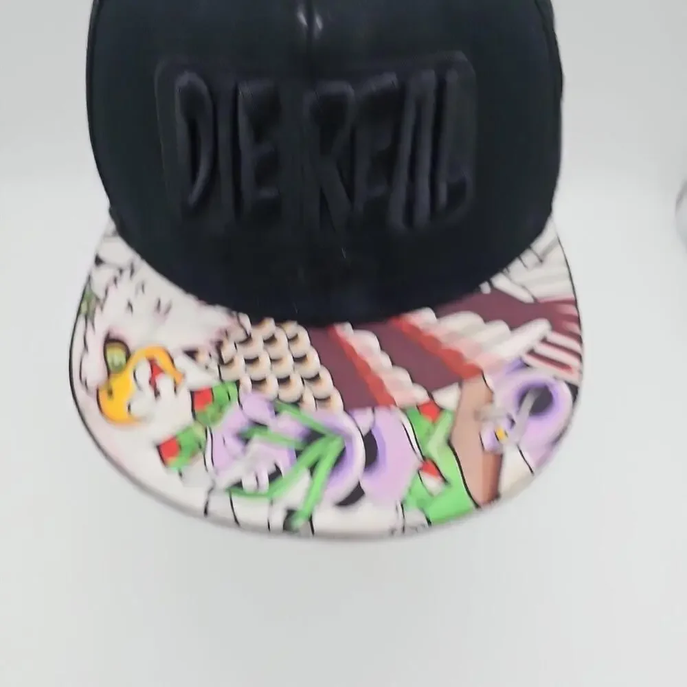 Rare Flat Fitty Die Real Snapback Cap Hat, One Size - Picture 3 of 9